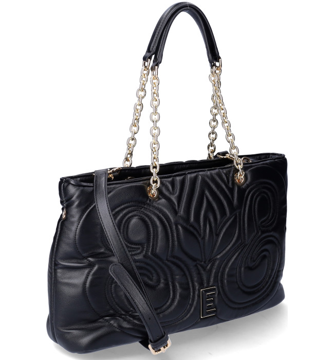 Women Black Ermanno Scervıno Leather Bag
