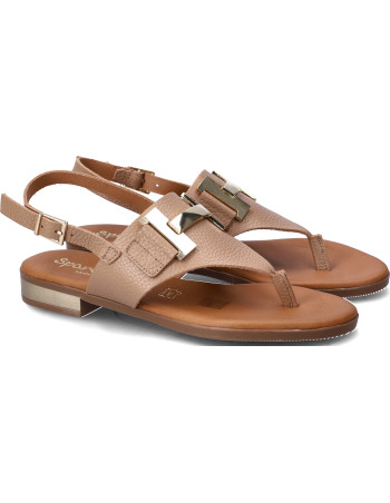 Sparwoman sandalo basso taupe