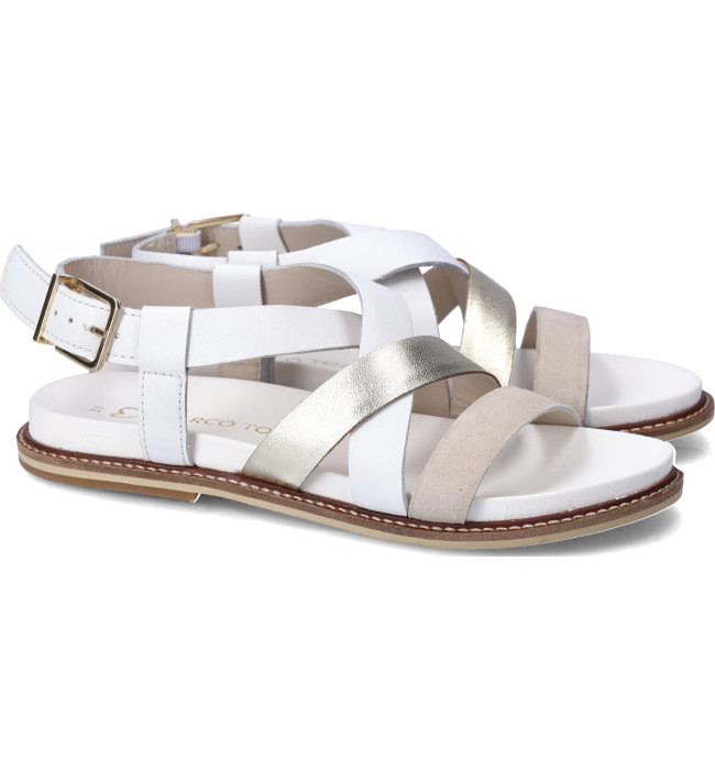 Marco Tozzi sandalo basso white