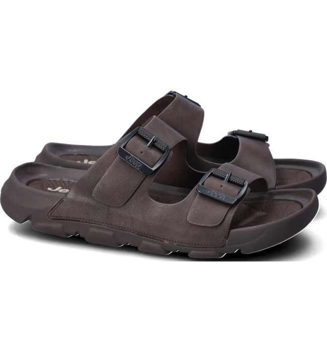 Jeep sandalo basso uomo brown