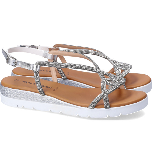 Valleverde sandalo basso silver