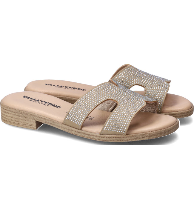 Valleverde sandalo basso beige