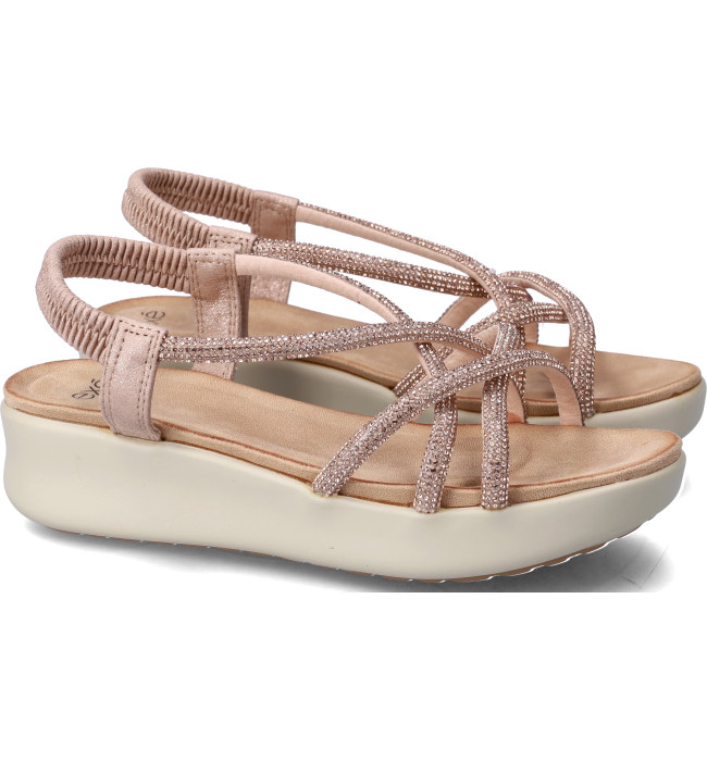 Exe sandalo basso rose