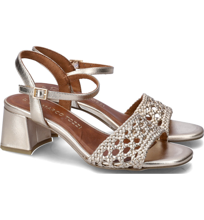 Marco Tozzi sandalo alto gold