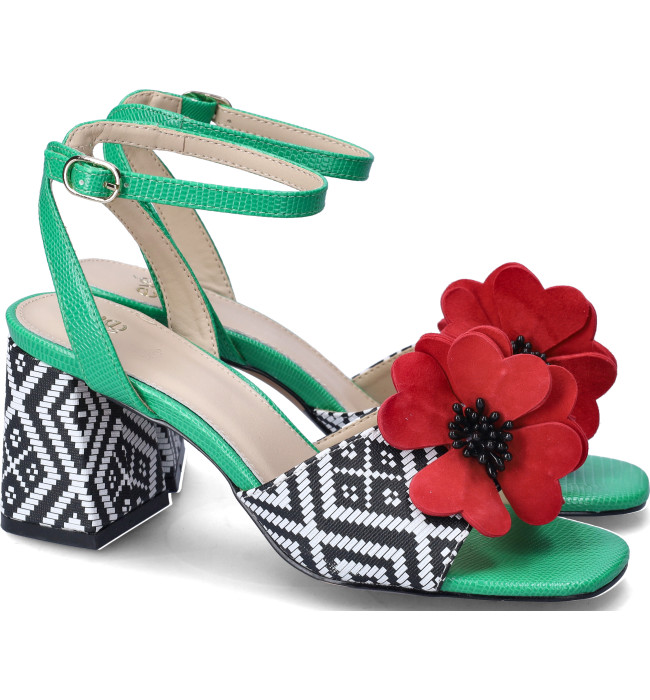 Exe donna sandalo alto green