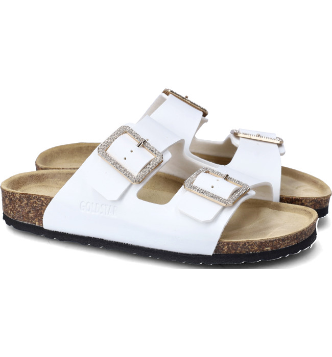 Goldstar sandalo basso bianco