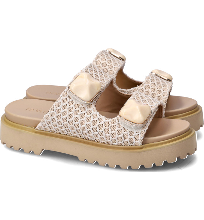 Noa Harmon sandalo basso beige
