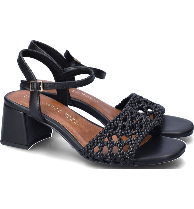 Marco Tozzi sandalo alto black