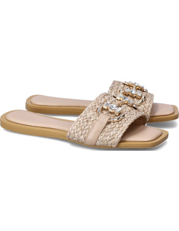 Nini sandalo basso beige
