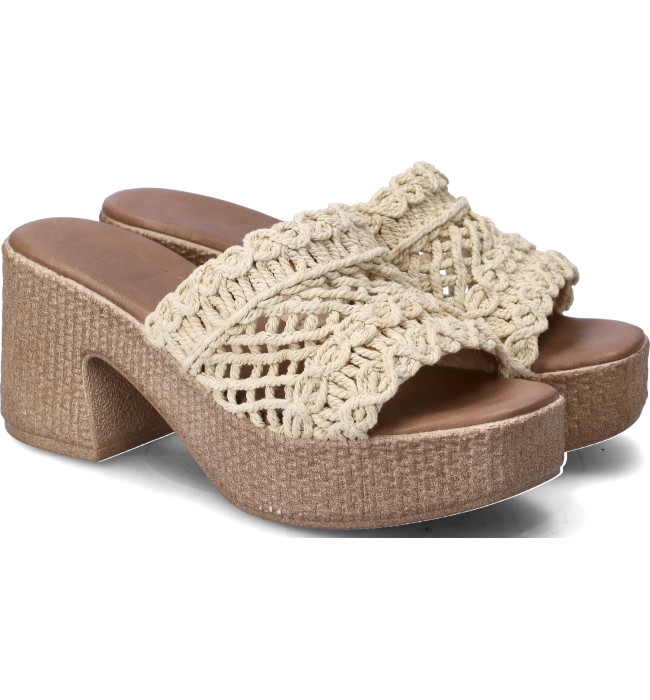 Nini sandalo alto beige