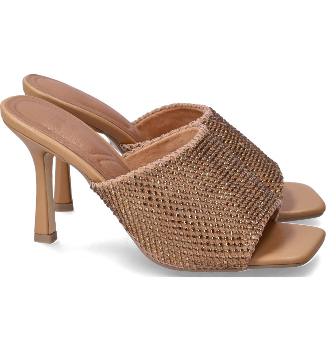 Nini sandalo alto camel