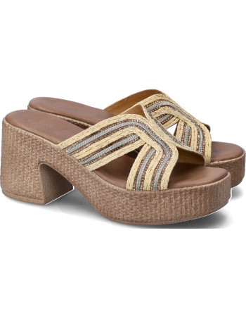 Nini sandalo alto beige