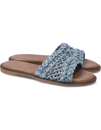 Nini sandalo basso jeans