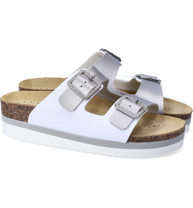 Goldstar sandalo basso argento