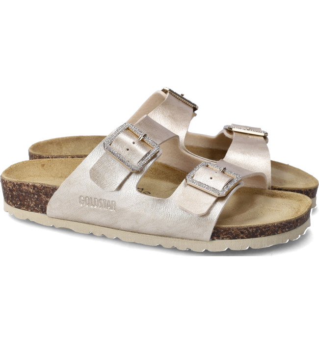 Goldstar sandalo basso platino