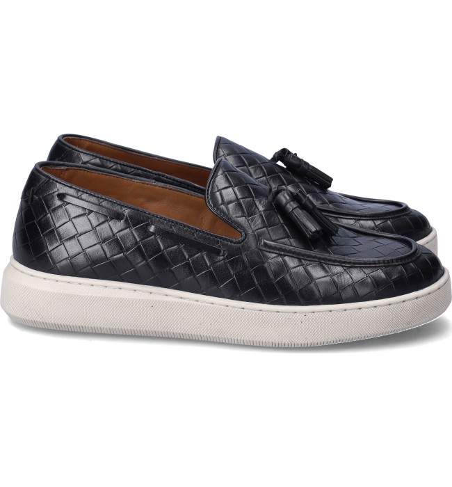 Renato Garini mocassino uomo black