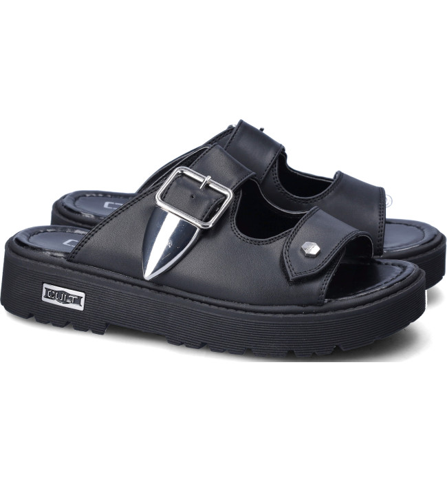 Cult sandalo basso donna white-blk