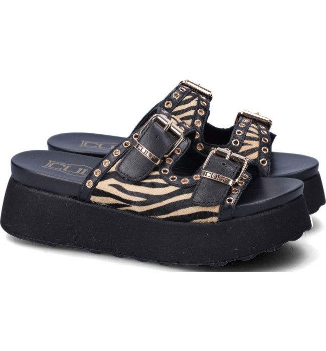 Cult zeppa donna blk-beige