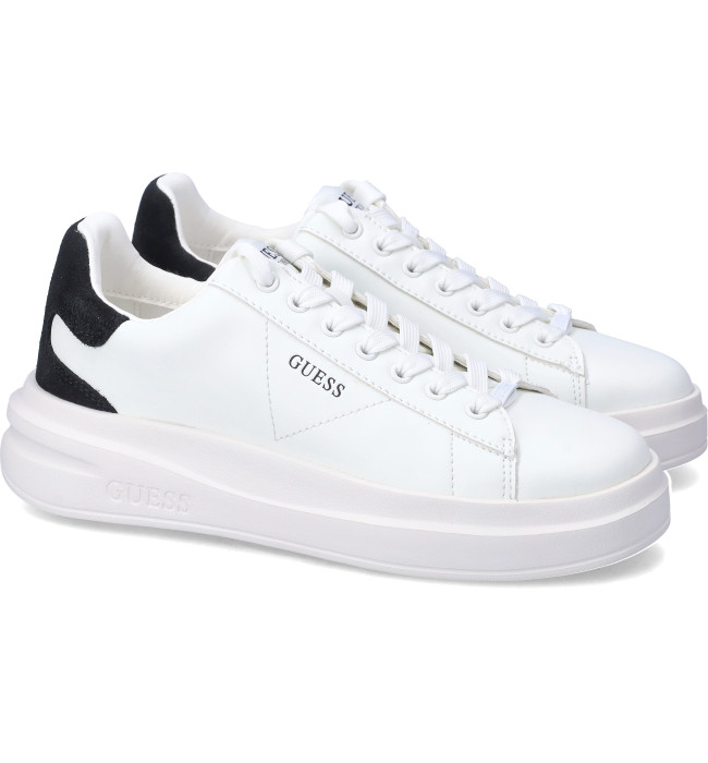 Guess donna sneakers white-blk