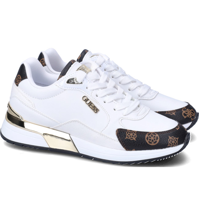 Guess donna sneakers whi-brown