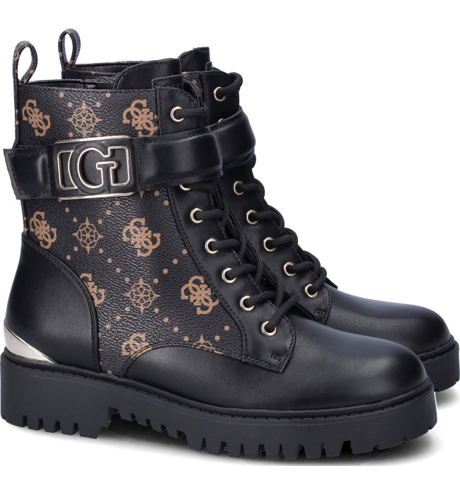 Guess stivaletto donna blk-brown