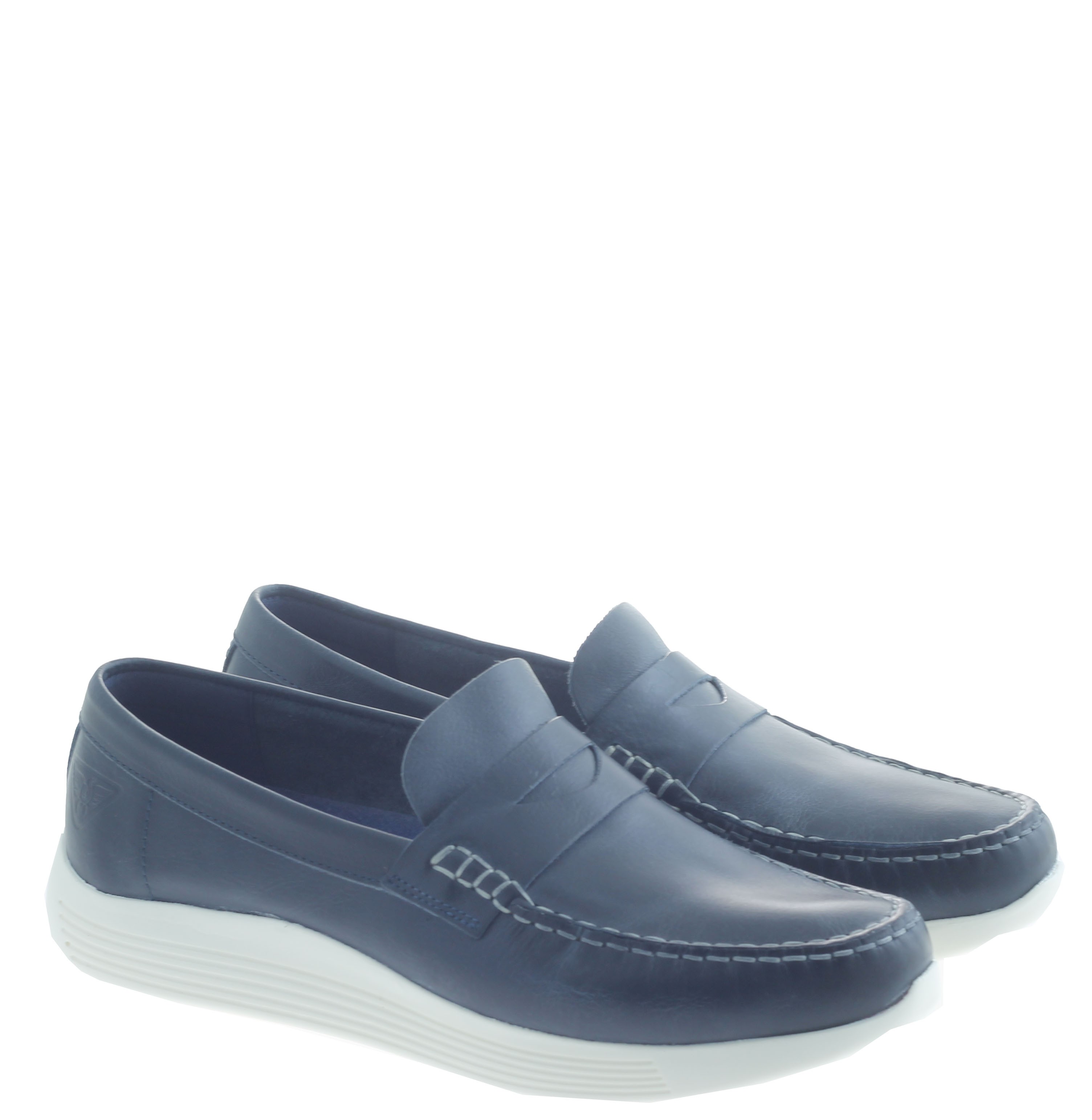 Mocassini: Mocassino IM01060A-W0016- impronte NAVY
