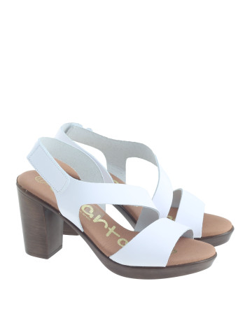 Spartanas sandalo alto blanco