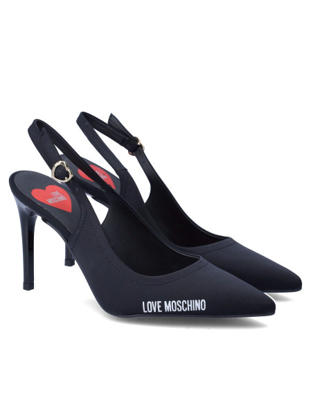 LOVE MOSCHINO SCARPA CON TACCO NERO TAGLIA 36