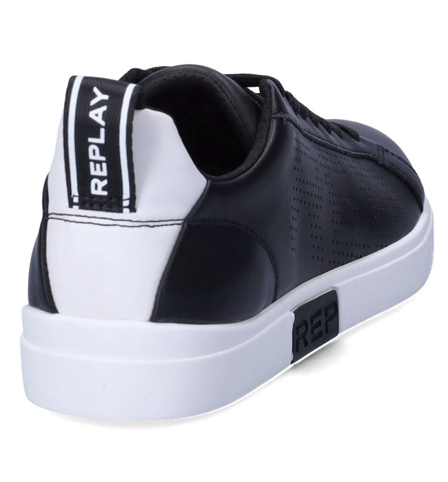 REPLAY SNEAKERS UOMO BLACK-WI TAGLIA 40