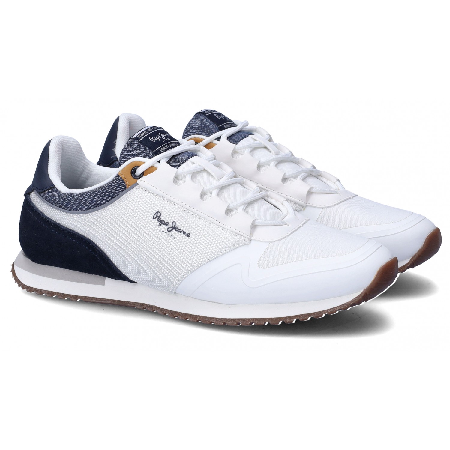 SNEAKERS - UOMO - Pepe jeans - SLAB URBAN NAVY 595 - PELLE - BLU - PMS30691  EUR 83,79 - PicClick IT