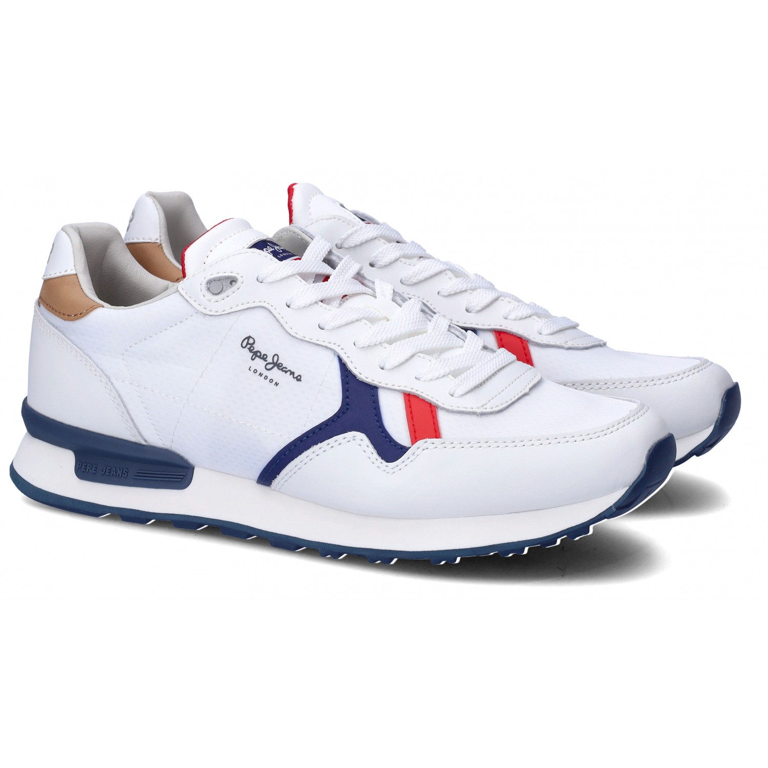 Pepe Jeans Sneakers Uomo Kenton Original Bianco PMS30765-800-Bianco-I21