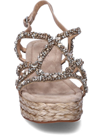 ALMA EN PENA Sandalo con zeppa gioiello Donna