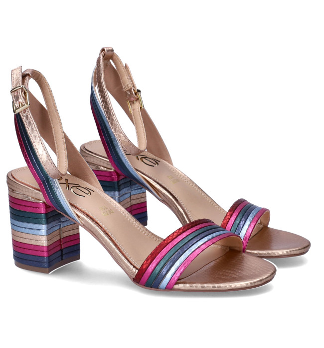 Gold\u0026Gold Sandali in glitter multicolore con tacco alto a spillo -  Feetclick ®