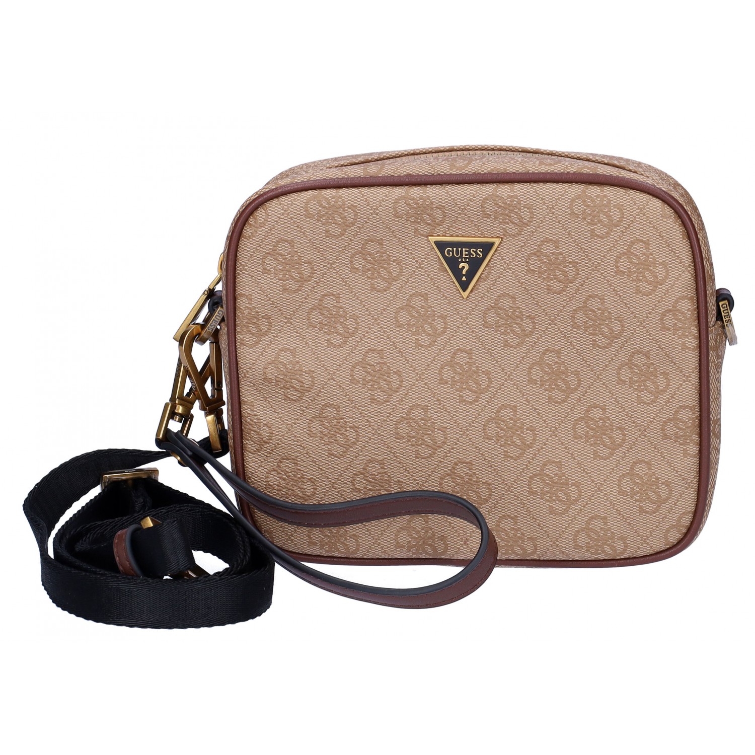 GUESS BORSA UOMO BEI-BROWN TAGLIA PZ