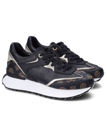 GUESS DONNA SNEAKERS BLK-BROWN