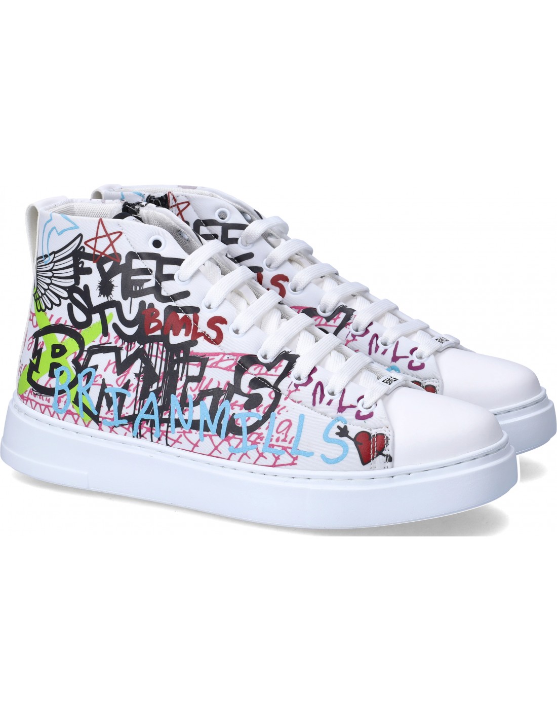 BRIAN MILLS SNEAKERS BIANCO TAGLIA 40