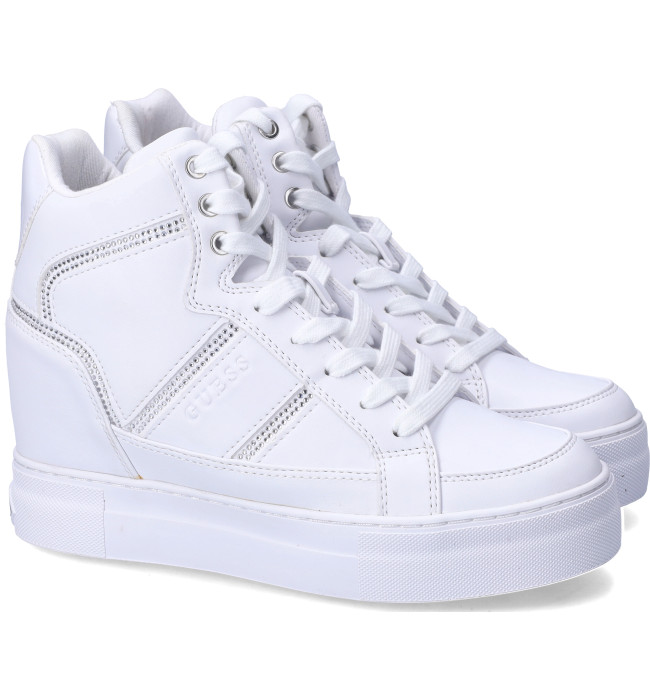Guess white high deals top sneakers