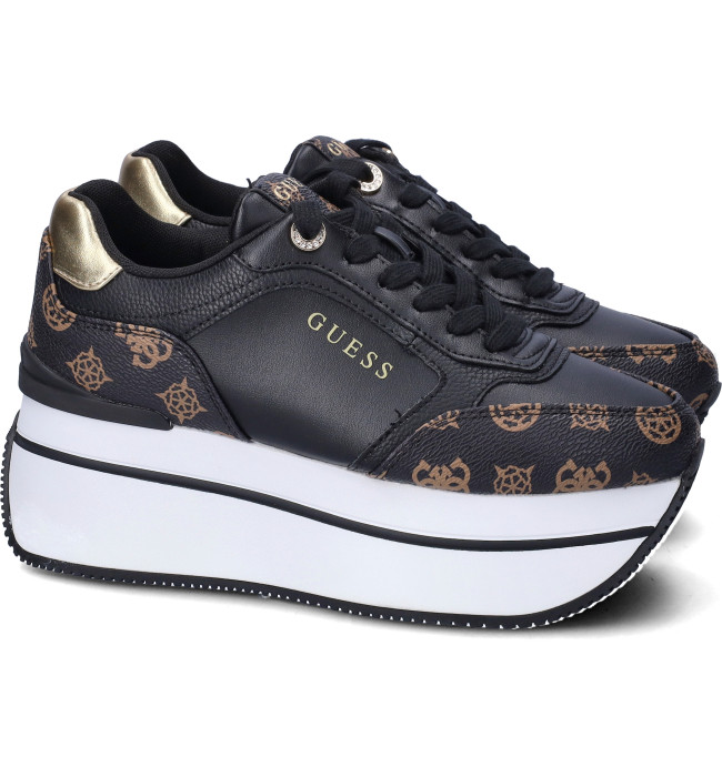 Guess donna sneakers blk-brown