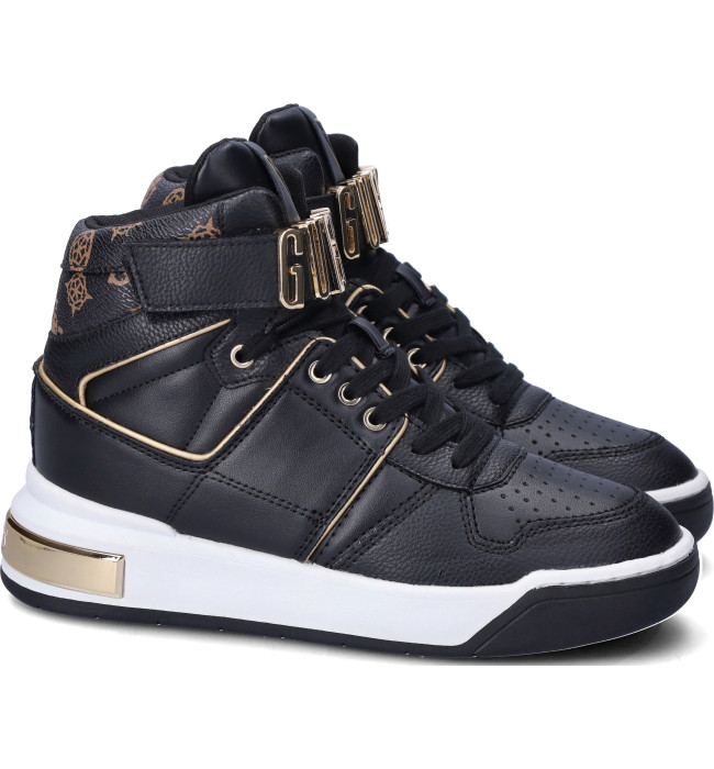 Guess donna sneakers blk-brown