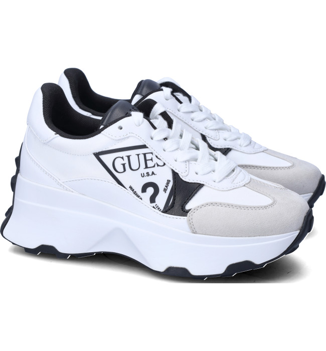 Guess donna sneakers white-blk