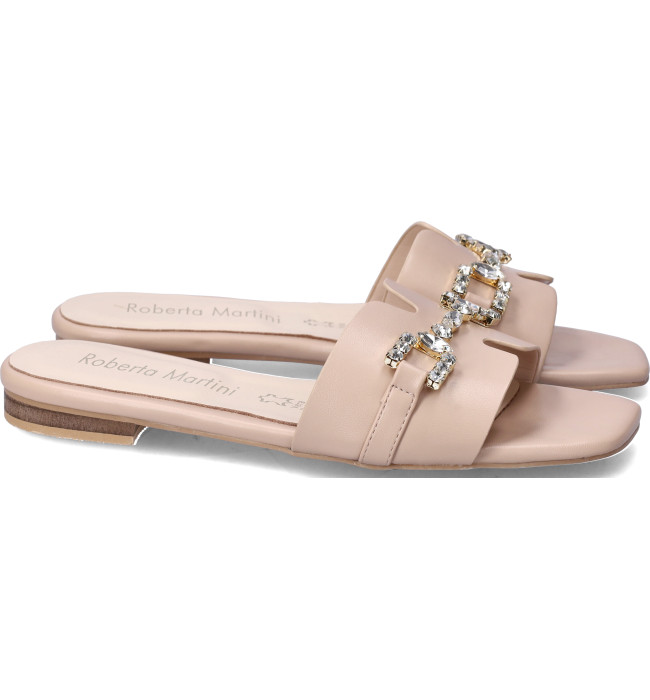 Roberta Martini sandalo basso beige