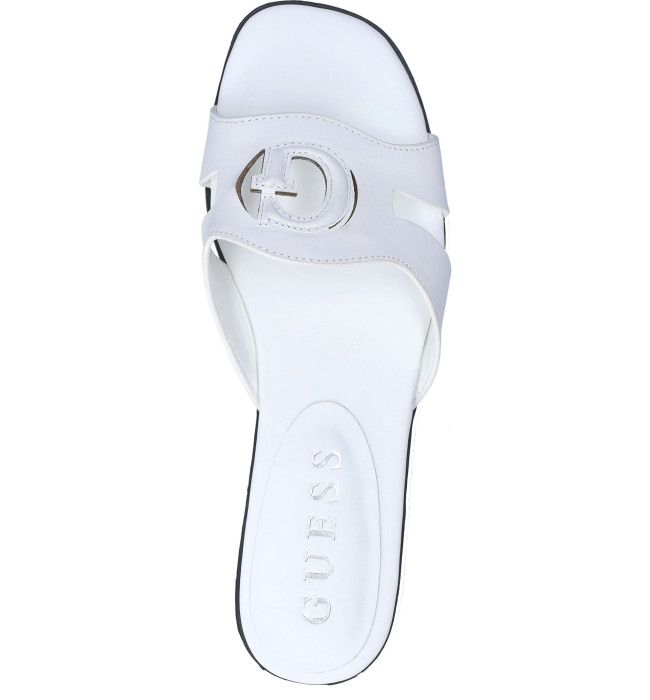 White guess sandals clearance