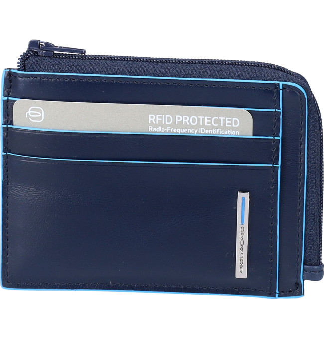 Piquadro portafogli blu