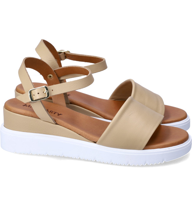 Missmarty sandalo basso beige