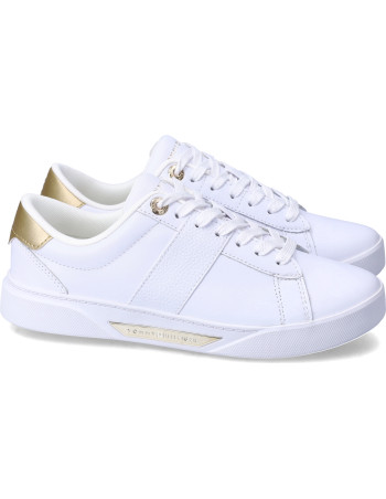 Tommy hilfiger white tennis shoes hotsell