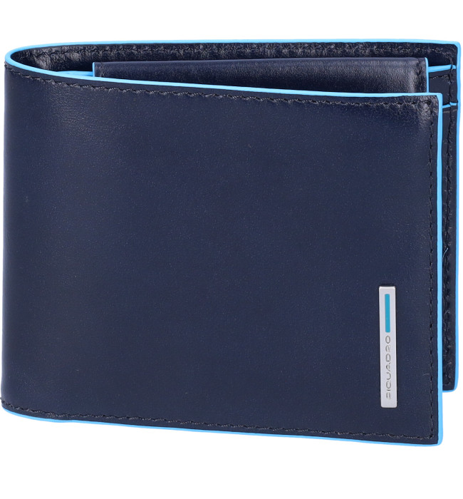 Piquadro portafogli blu