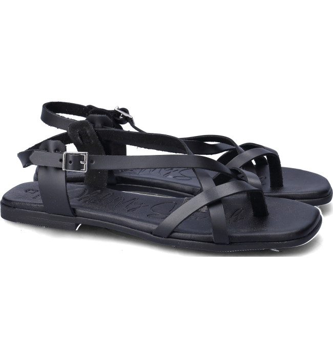 Oh My Sandals sandalo basso negro